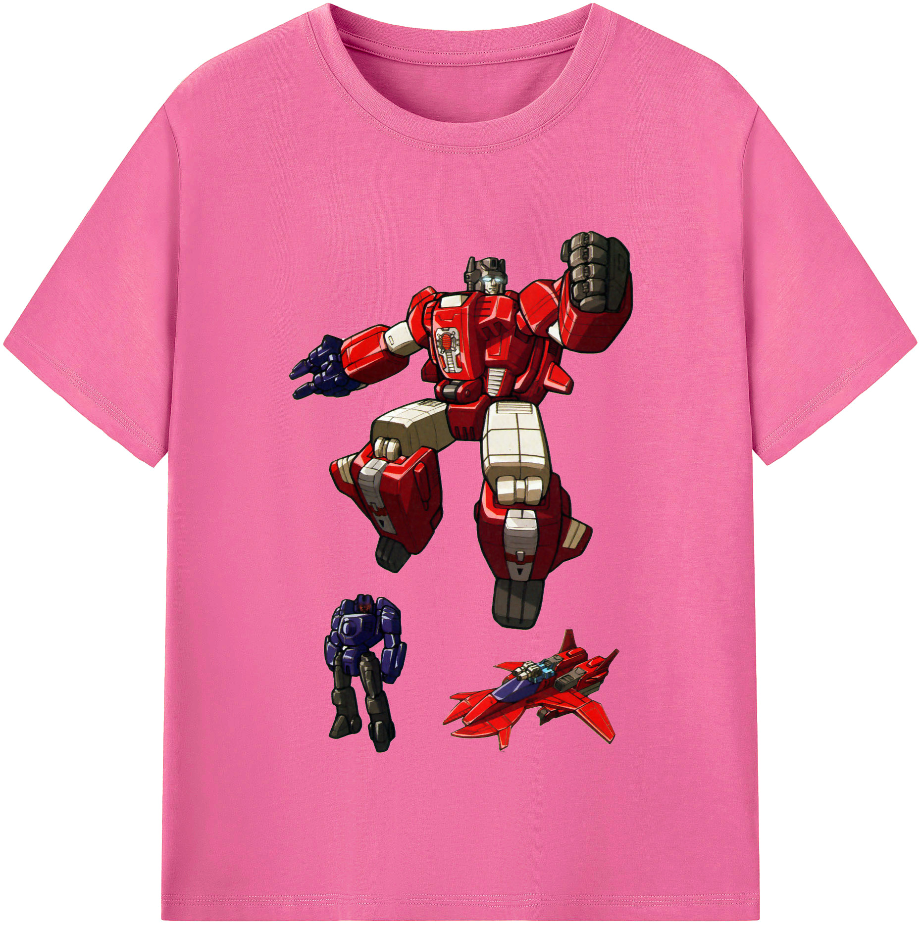 （画像用）  レディースカジュアルプリントTシャツ（綿100％）